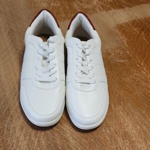 A New Day White and Red Women's Sneakers